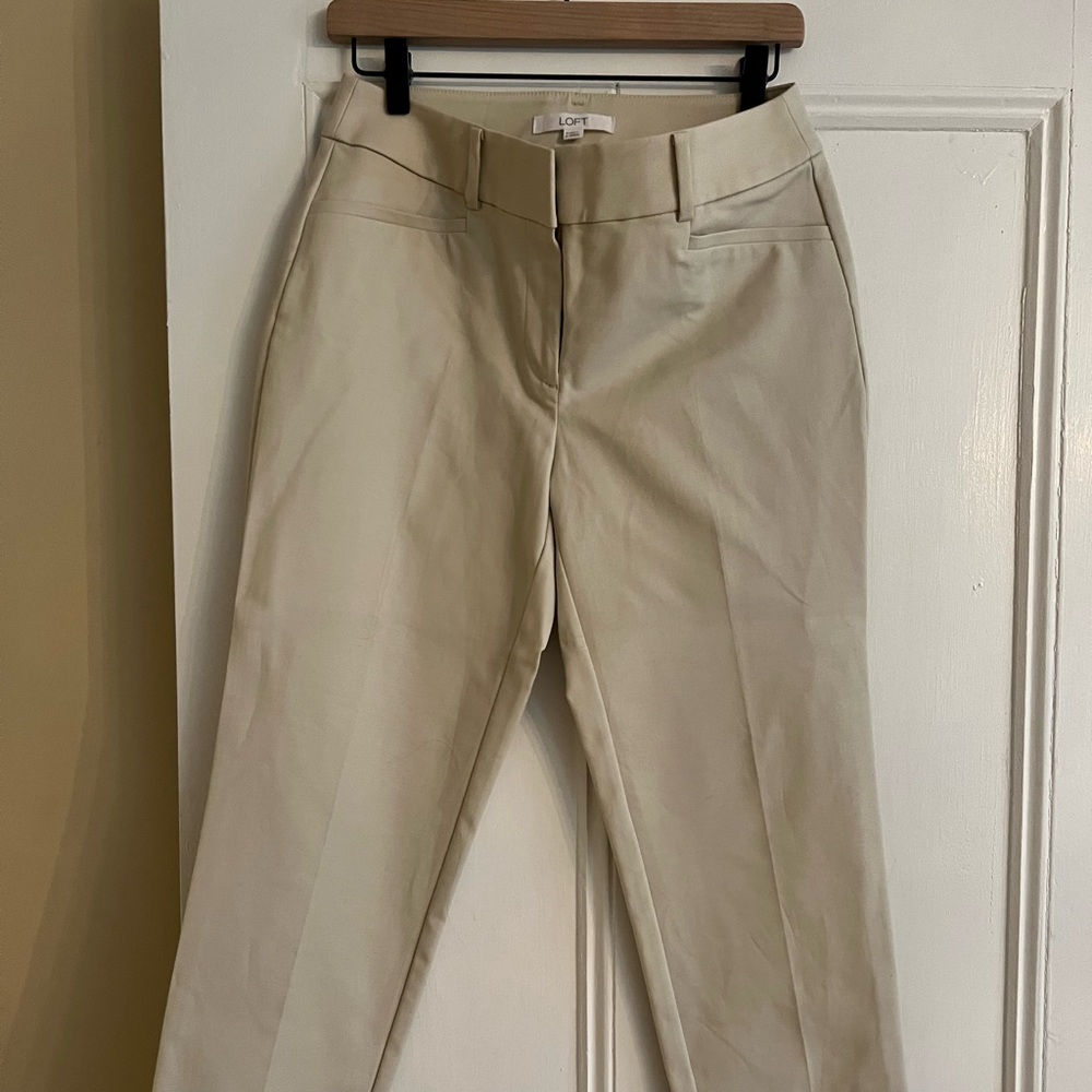 Loft curvy Riviera pants (ankle)